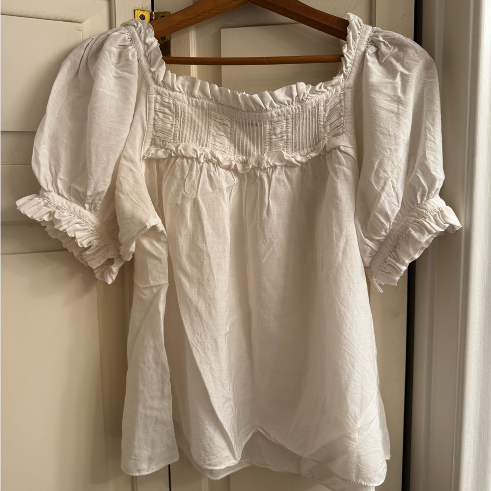 Doen Cream Puff Sleeve Blouse - Picture 4 of 4